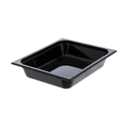 10220B03 Carlisle StorPlus Black Polycarbonate Half Size Food Pan 3.12L Capacity 324mm x 264mm x 65mm - Pack of 6 - Pack Price - Hospitality Connect