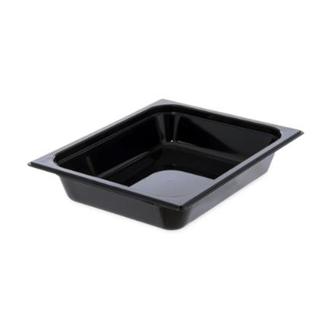 10220B03 Carlisle StorPlus Black Polycarbonate Half Size Food Pan 3.12L Capacity 324mm x 264mm x 65mm - Pack of 6 - Pack Price - Hospitality Connect