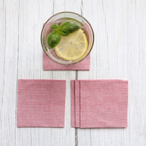 Bionap  Napkin Extra Soft 20x20 Bordeaux x2560 (32x80) Compostable  Box of 2560 - Hospitality Connect