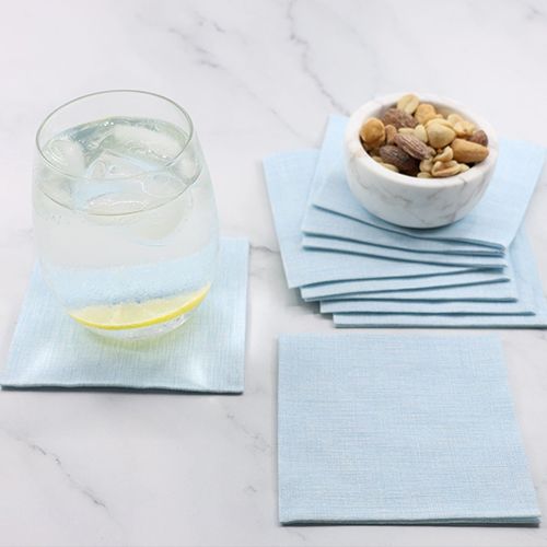 Bionap  Napkin Extra Soft 20x20 Blue Sky x2560 (32x80) Compostable Box of 2560 - Hospitality Connect