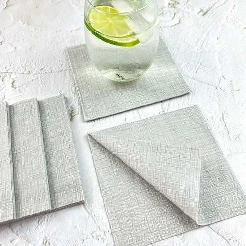 Bionap  Napkin Extra Soft 25x25 Grey Light x1000 (20x50) Compostable Box of 1000 - Hospitality Connect