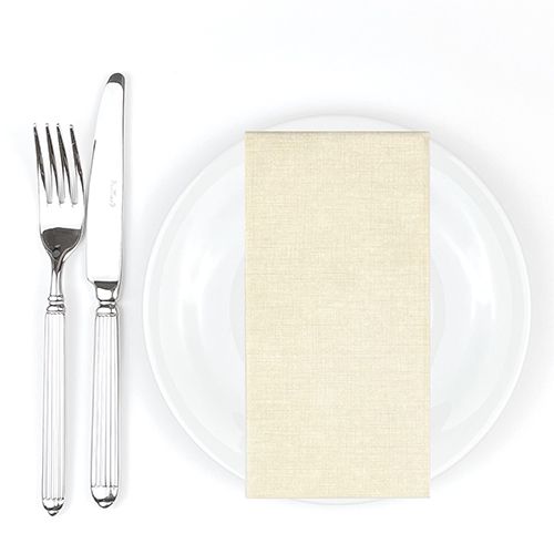 Bionap  Napkin Extra Soft 20x20 Taupe x2560 (32x80) Compostable  Box of 2560 - Hospitality Connect