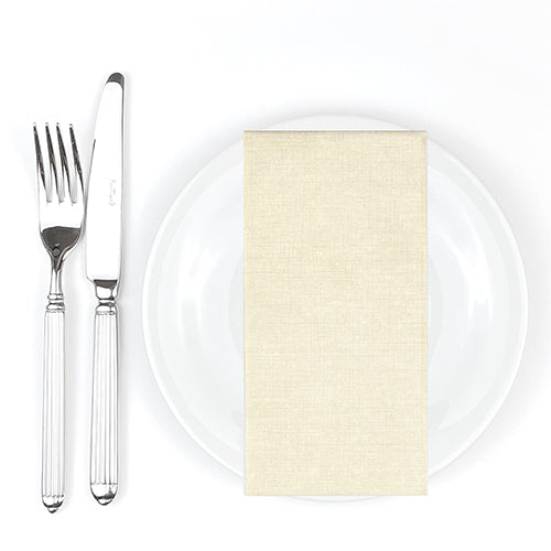 Bionap  Napkin Extra Soft 40x40 GT Champagne x600 (12x50) Compostable Box of 600 - Hospitality Connect