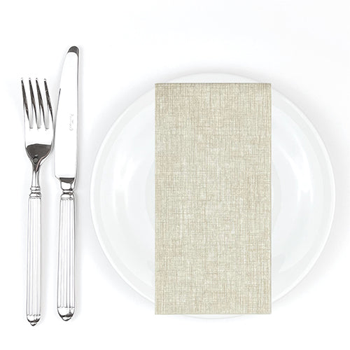 Bionap  Napkin Extra Soft 40x40 GT Taupe x600 (12x50) Compostable Box of 600 - Hospitality Connect