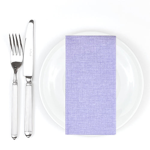 Bionap  Napkin Extra Soft 40x40 GT Lavender x600 (12x50) Compostable Box of 600 - Hospitality Connect