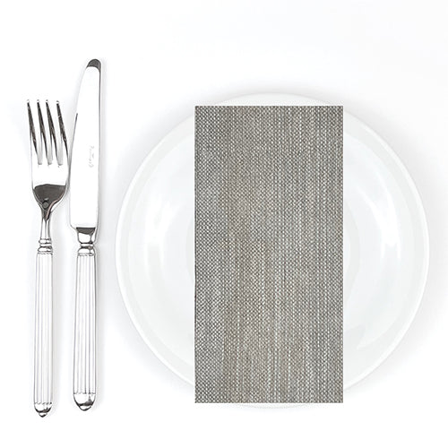 Bionap  Napkin Extra Soft 40x40 GT Melange Brown x800 (32x25) Compostable Box of 800 - Hospitality Connect