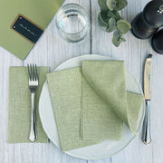 Bionap  Napkin Airlaid 40x40 GT Fabric Green x800 (16x50) Compostable Box of 800 - Hospitality Connect