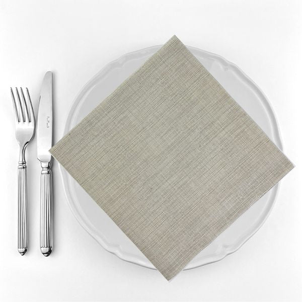 Bionap  Napkin Airlaid 44x44 Lino Sand x800 (32x25) Compostable Box of 800 - Hospitality Connect