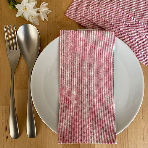 Bionap Napkin Tissue 40x40 GT Jill Bordeaux x960 (12x80) Recyclable Box of 800 - Hospitality Connect