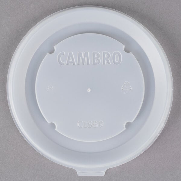 CAMBRO Re Use Lid 9oz Bowl - 240 per pack- White CLRSB9490 - Hospitality Connect