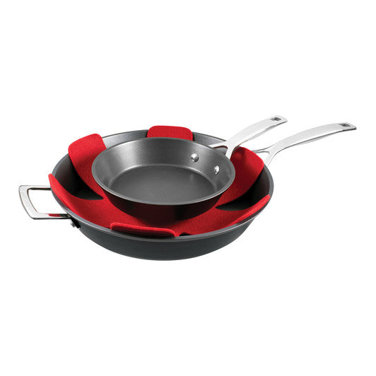 Pyrolux Skillet 20cm and Skillet 32cm with helper Handle & Pan Protector 11220