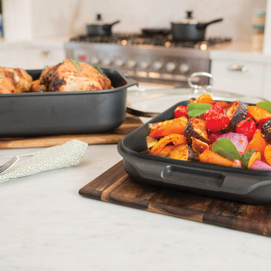 Pyrolux 3 Piece Double Roaster Set with Silicon Lid 11280 - Hospitality Connect