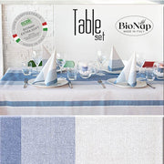 Bionap  TableSet Stoff Blue Compostable - Hospitality Connect