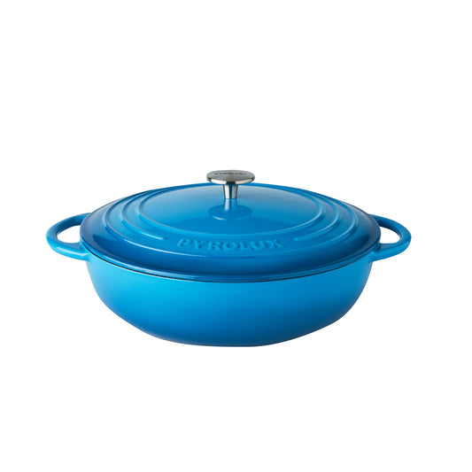 Pyrolux Pyrochef  Round Chef Pan 30cm/5 Litre - Ocean Blue - Hospitality Connect