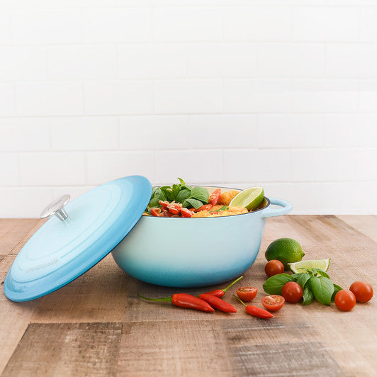 Pyrolux  Round French Oven 28cm/6 Litre - Duck Egg Blue 11793 - Hospitality Connect
