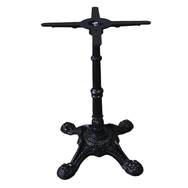 Bolero Black Cast Iron Table Base - 42x42x72cm