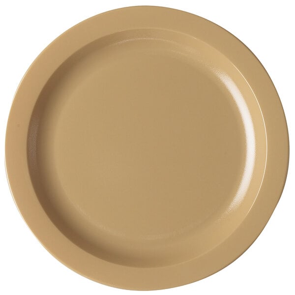 CAMBRO Camwear Plate 25.4cm Narrow Rim Beige 10CWNR133