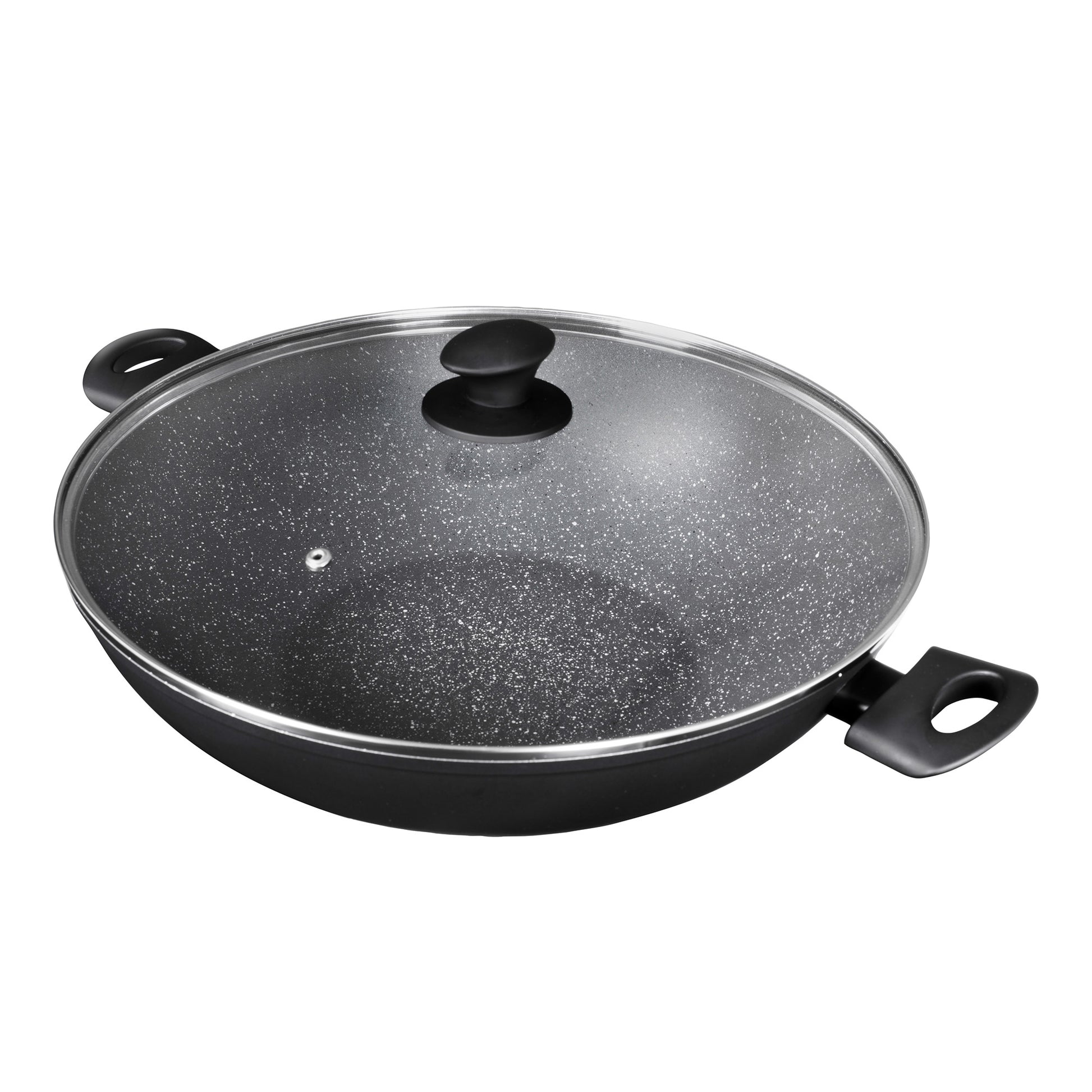 Pyrolux PYROSTONE Wok with Lid 36cm - Hospitality Connect