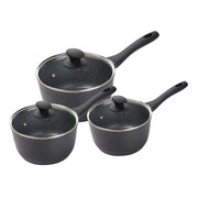 Pyrolux 3 Piece Saucepan Set - 16cm/1.5 Litre, 18cm/2 Litre, 20cm/3 Litre - Hospitality Connect