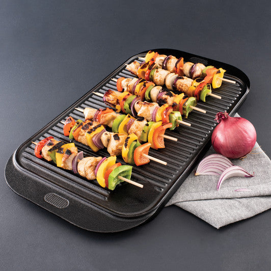 Pyrolux Rectangular Grill Tray 48 x 26 x 2.2cm  Cast Iron 11862 - Hospitality Connect