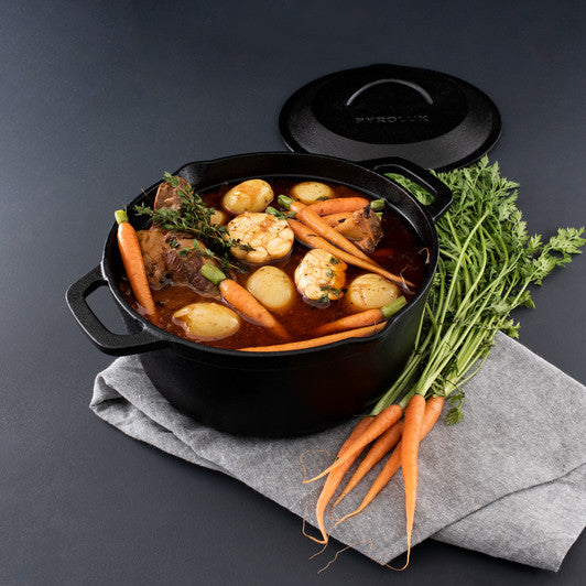 Pyrolux Casserole 28cm/6.5 Litre Cast Iron 11866 - Hospitality Connect