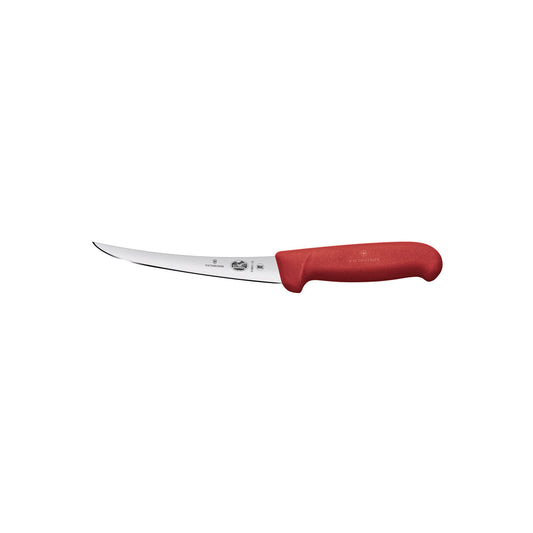 Victorinox Boning Knife, Curved Narrow 12cm - Red - Hospitality Connect