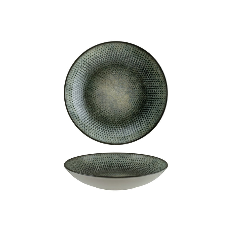 BONNA LENTA OLIVE ROUND COUPE BOWL 230x50mm (LNTOLBLM23CK) Box of 12