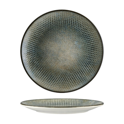 BONNA LENTA ASH ROUND COUPE PLATE 210x20mm (LNTASGRM21DZ) Box of 6 - Hospitality Connect