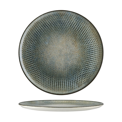 BONNA LENTA ASH ROUND FLAT PLATTER 320x25mm (LNTASGRM32PZ) Box of 6 - Hospitality Connect