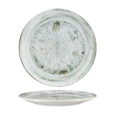 BONNA ODETTE OLIVE ROUND COUPE PLATE 210x20mm (ODTOLGRM21DZ) Box of 6 - Hospitality Connect