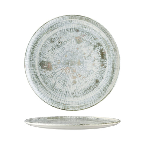 BONNA ODETTE OLIVE ROUND FLAT PLATTER 320x25mm(ODTOLGRM32PZ) Box of 6 - Hospitality Connect