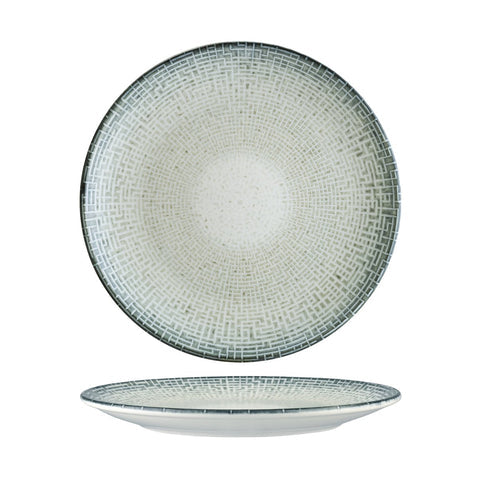 BONNA MAZE ROUND COUPE PLATE 210x20mm (MZEGRM21DZ) Box of 6 - Hospitality Connect