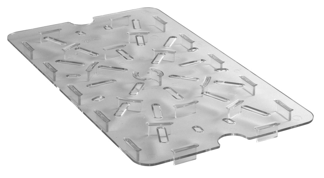 CAMBRO Camwear Drain Shelf 30.5 X 46cm - Clear 1218DSCW135 - Hospitality Connect
