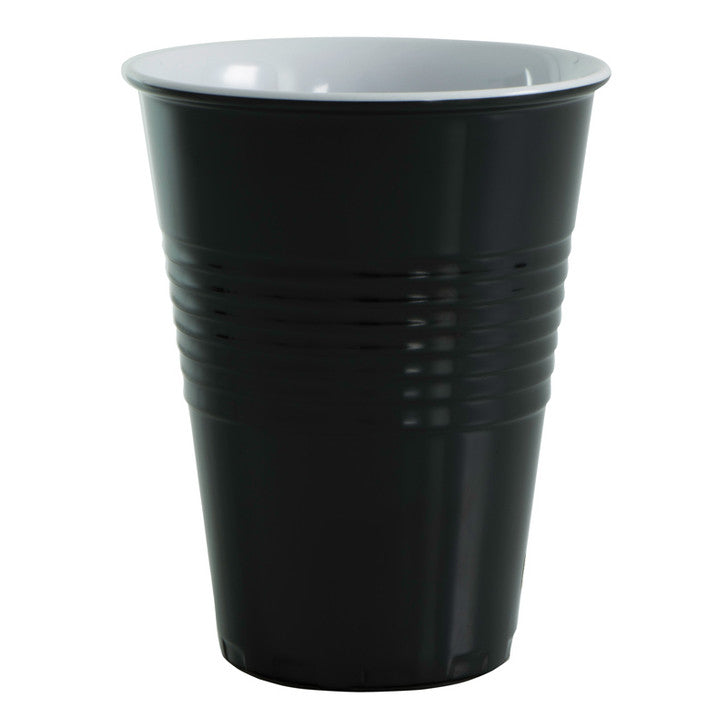 SERRONI Miami Melamine Two Tone Cup - Black16753 - Hospitality Connect
