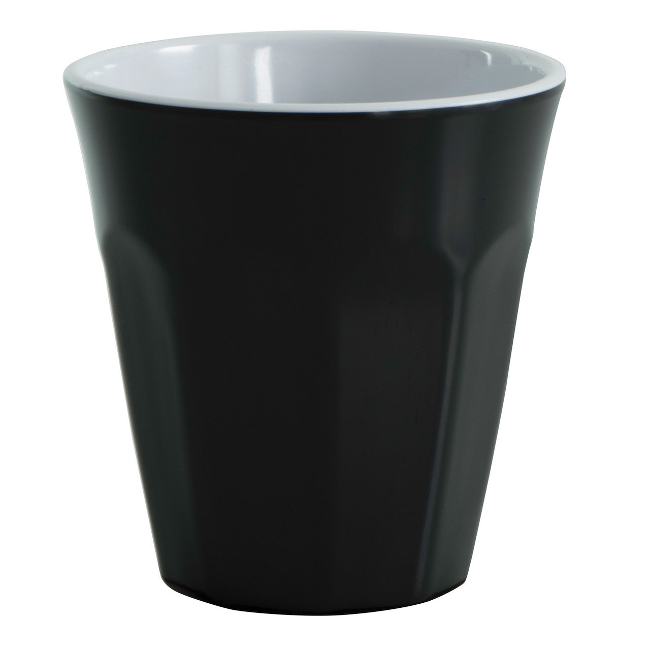 SERRONI Café Melamine Two Tone Cup - Black16742 - Hospitality Connect