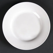 Olympia Lumina Wide Rimmed Round Plate - 200mm 7 3/4'' (Box 6) - Hospitality Connect