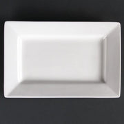Olympia Lumina Wide Rim Rectangular Plate - 257x155mm 10x6" (Box 4) - Hospitality Connect