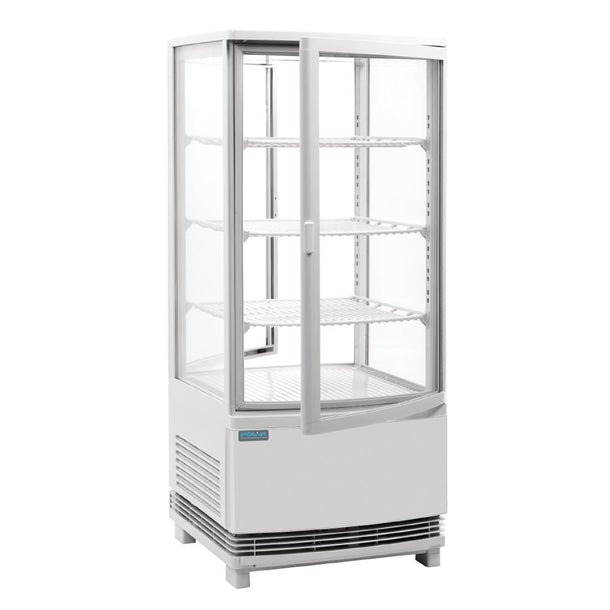Polar C-Series Energy Efficient Curved Door Display Fridge White - 235Ltr CX575-A - Hospitality Connect