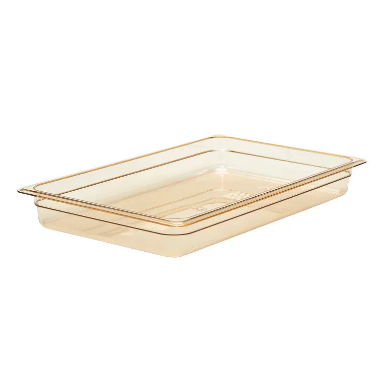 CAMBRO GN 1.3 100mm High Temp 3.6L Amber Rated -40C to 190C Box of 6 34HP150 - Hospitality Connect