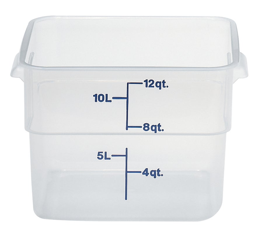 CAMBRO Camwear Storage Container 11.4L - Translucent 12SFSPP190