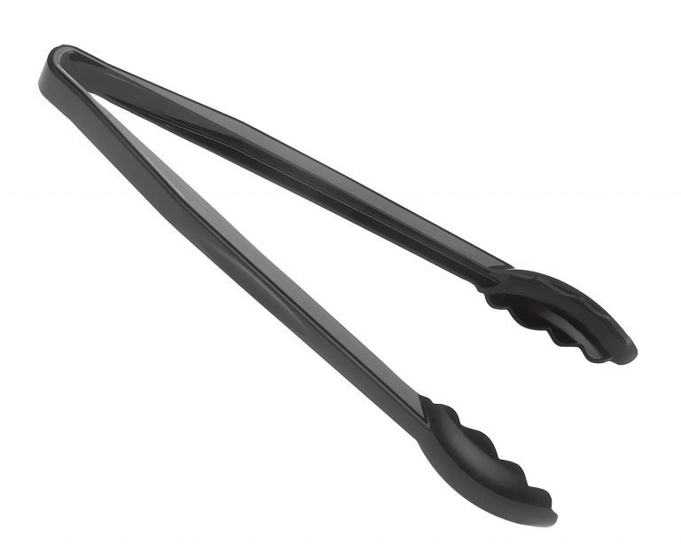 CAMBRO Scalloped Grip Tongs 30.5cm Black 12TGS110 - Hospitality Connect