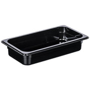 KH 1/3 X 100mm GN FOOD PAN BLACK PC