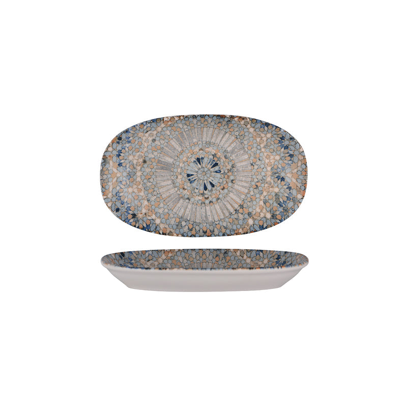 BONNA LUCA MOSAIC OVAL DISH COUPE 240x140mm (SMTLUCGRM24OKY) Box of 12