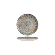 LUCA MOSAIC ROUND COUPE PLATE 210x20mm (S-MT-LUCMZGRM21DZ) Box of 12