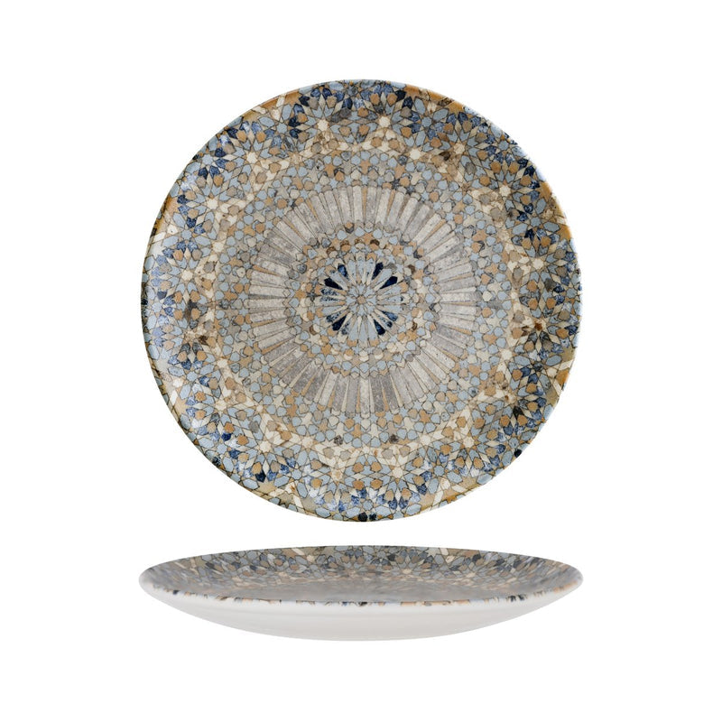 LUCA MOSAIC ROUND COUPE PLATE 270x30mm (S-MT-LUCMZGRM27DZ) Box of 12