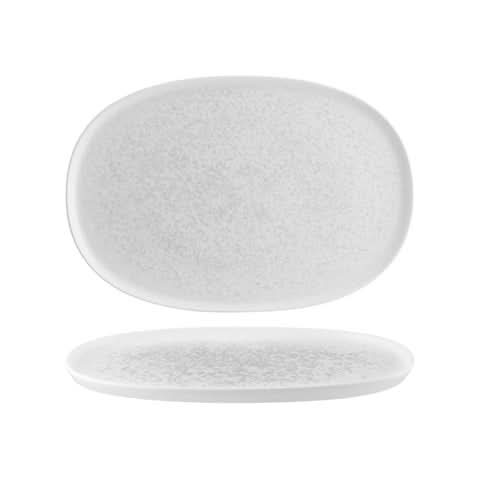 BONNA LUNAR WHITE HYGGE OVAL PLATTER 340x230x18mm LUNHYG34OV Box of 6 - Hospitality Connect