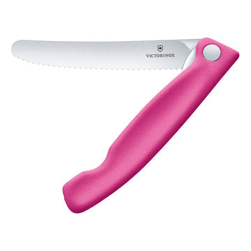 Victorinox Picnic Knife, Wavy Edge 11cm - Pink - Hospitality Connect