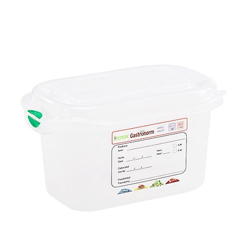 Gastronox Container 1/9 h100mm 1lt Air-Tight Box of 12 - Hospitality Connect
