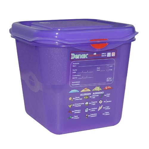 Gastronox Container 1/6 h150mm 2,6lt Air-Tight Allergenic Box of 12 - Hospitality Connect