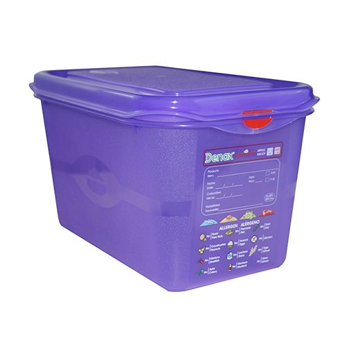 Gastronox Container 1/4 h150mm 4,3lt Air-Tight Allergenic Box of 6 - Hospitality Connect
